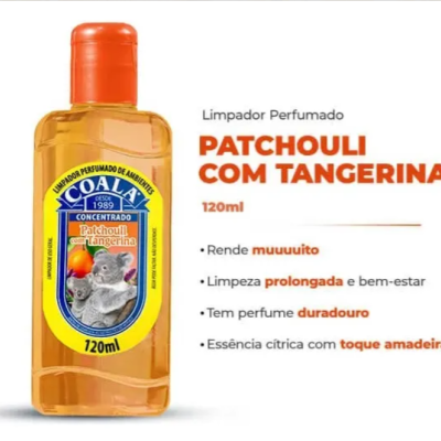 Limpadores Perfumados Coala Patchouli com Tangerina✅PRONTA ENTREGA