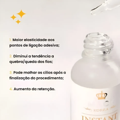Kit Finalizador Instant Cure E Cola Nano Tek  Macy Korea