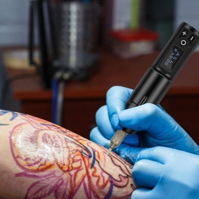 Kit&#x20;de&#x20;Tatuagem&#x20;sem&#x20;Fios&#x20;M&#x00E1;quina&#x20;Rotativa&#x20;Tipo&#x20;Caneta