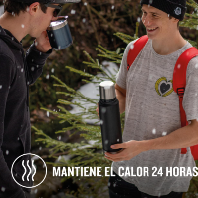 Stanley Classic Legendary Botella Termica - Frio ou Quente 15-45 Horas Termo Café - Preto Fosco ✅PRONTA ENTREGA