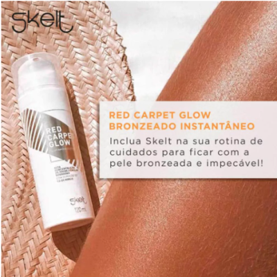 Bronzeador&#x20;Instant&#x00E2;neo&#x20;Red&#x20;Carpet&#x20;Glow&#x20;Skelt