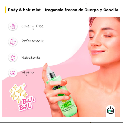 Hair&#x20;&amp;&#x20;Body&#x20;Mist&#x20;200&#x20;ml&#x20;&#x7C;&#x20;aroma&#x20;monoi,&#x20;pist&#x00E1;cio&#x20;e&#x20;caramelo&#x20;-&#x20;&#x20;The&#x20;Fruit&#x20;Company
