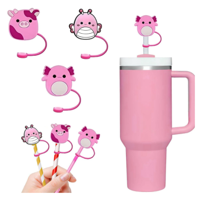 Stanley Kit com 5 Capas de Palhas Reutilizável à Prova de Poeira