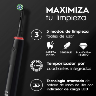 Oral-B Pro 3 3000 Escova de Dentes Elétrica 2 Cabeças