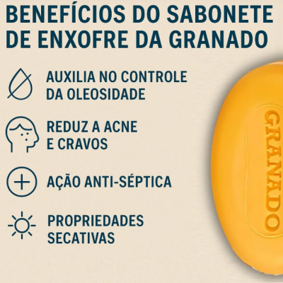 Kit 6 Sabonetes Granado Enxofre 90g Kit 6 Sabonetes Granado Enxofre 90g