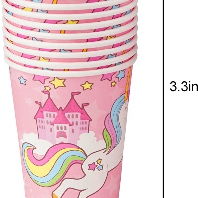 Kit&#x20;Descart&#x00E1;veis&#x20;Unic&#x00F3;rnio&#x20;82&#x20;Pe&#x00E7;as&#x20;Festa&#x20;de&#x20;Anivers&#x00E1;rio