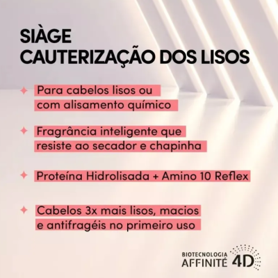 Eudora Siàge Cauterização Dos Lisos Leave-in Capilar 100ml ✅PRONTA ENTREGA