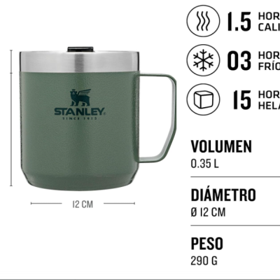 Stanley Classic Legendary Camp Mug Termo Café 0.35L  ✅PRONTA ENTREGA