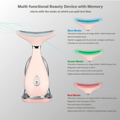 Massajador Elétrico Pescoço e Rosto – Escultura Facial ✅PRONTA ENTREGA