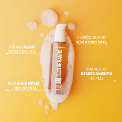 Óleo de Banho Hidratação Intensa e Prolongada - Beleza Brasileira Óleo de Banho Hidratação Intensa e Prolongada - Beleza Brasileira