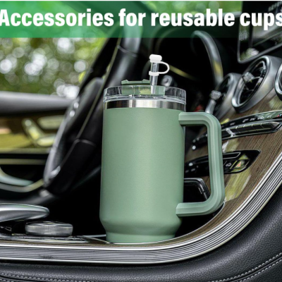 Kit 6 Palinhas + Peças de Acessórios para Copo Stanley ✅PRONTA ENTREGA