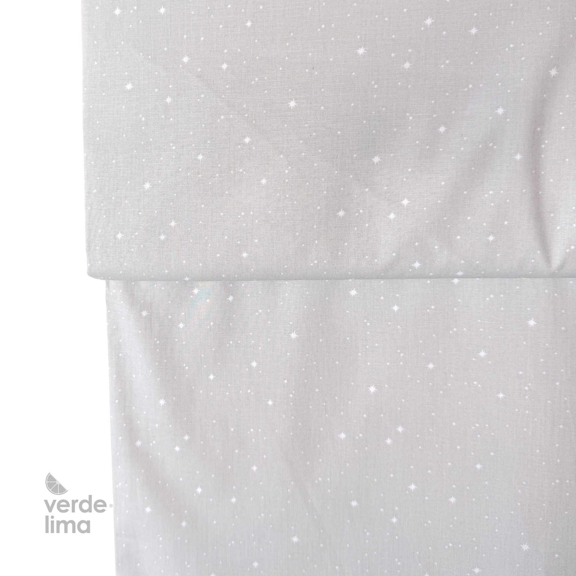 Tecido de Algodão - Estrelas fundo cinzento Tecido de Algodão - Estrelas fundo cinzento