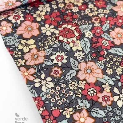 Poplin Light Print - Pink Orchid