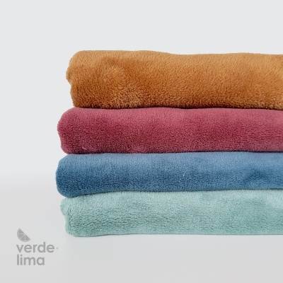 Pelúcia coralina dupla face