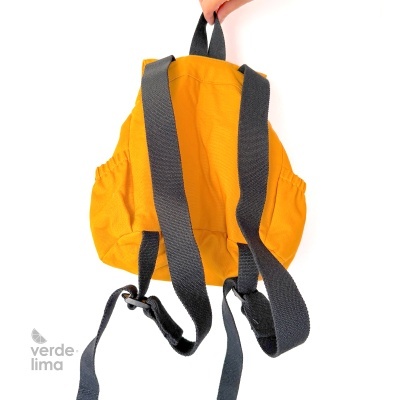Mochila com cordão - Canvas amarelo