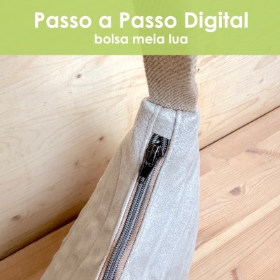 Passo a Passo digital - Bolsa meia lua Passo a Passo digital - Bolsa meia lua