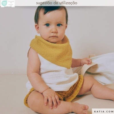 Musselina de algodão - Africa Dots