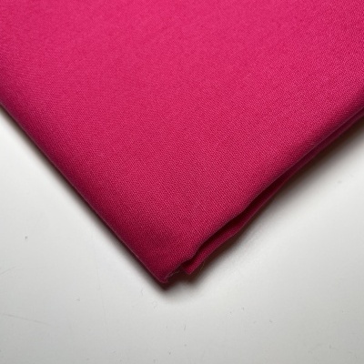 Retalho 43cm x 150cm - Tecido liso de algodão - Rosa Forte