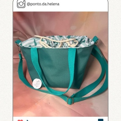 Minimate Impermeável - Padrão Zebra Azul com pintas