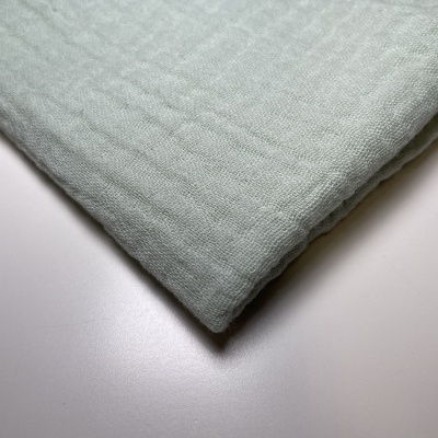 Retalho 44cm x 78cm- Musselina lisa - Verde Menta