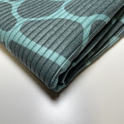 Retalho 46cm x 145cm- Bombazine estampada - Malhado tons azuis