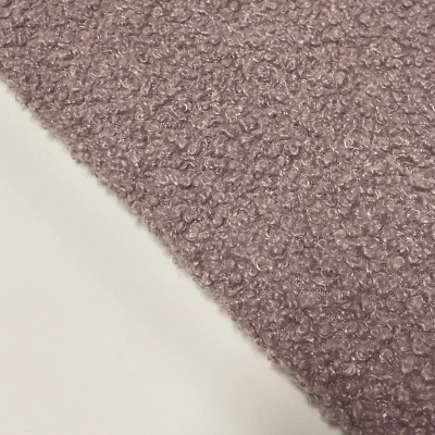 Retalho 37x102cm - Pelúcia ursinho (teddy) - Malva Claro