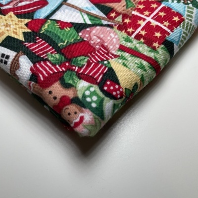 Retalho 26cm x 110cm- Christmas Wishes - Stocking Fillers