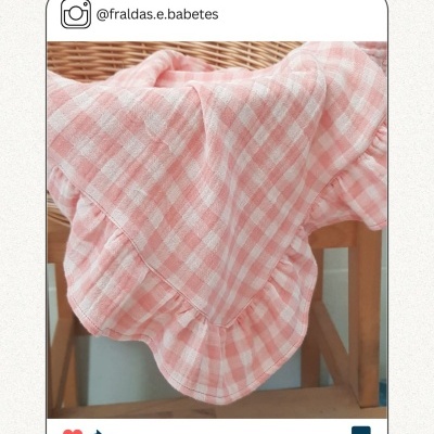 Musselina dupla face - Vichy