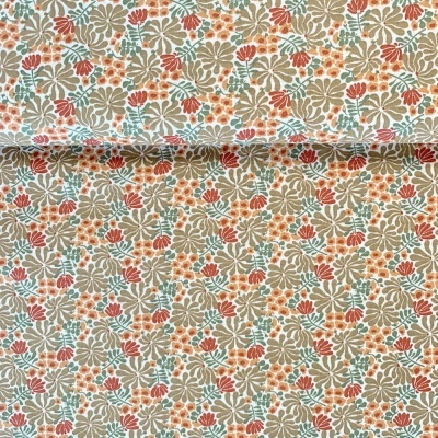 Tecido de Algodão - Flores tropicais