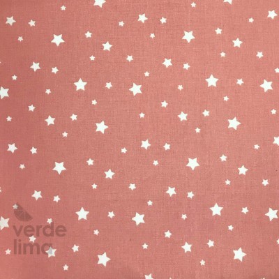 Estrelas fundo salmão