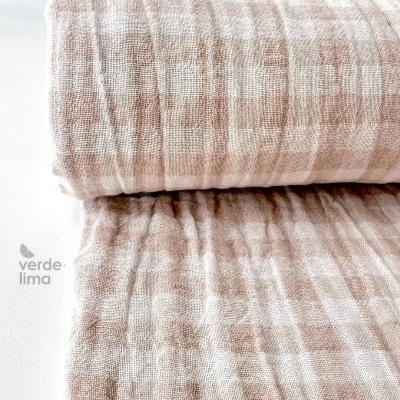 Musselina dupla face - Vichy