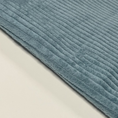 RETALHO 30CM X 142CM - BOMBAZINE RISCA EXTRA LARGA - AZUL PETRÓLEO