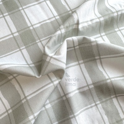 Retalho 55x150 cm - Inverno na floresta - Xadrez