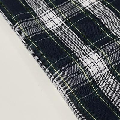 Retalho 26x140cm -Tecido Tartan - Verde e Azul