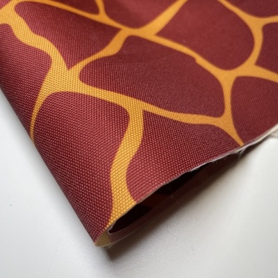 Retalho 17cm x 150cm - Nylon Impermeável - Malhado tons terra