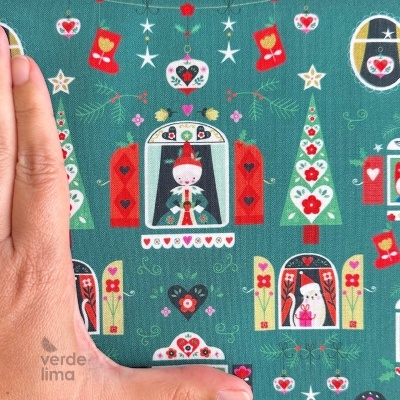 Pack de retalhos - Nordic noel