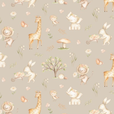 Estampado digital - Spring Garden Areia