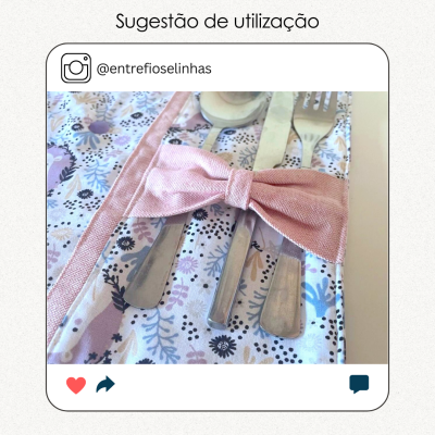 Tecido de Algodão - Bunny and Bear - Ursos e flores