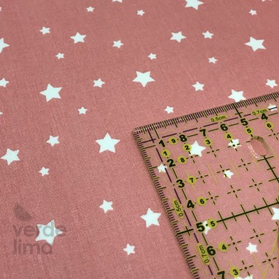 Estrelas fundo salmão