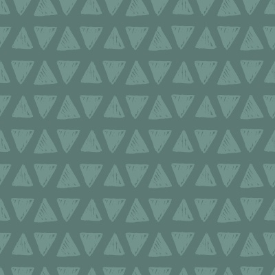 Nylon Impermeável - Triângulos fundo petróleo