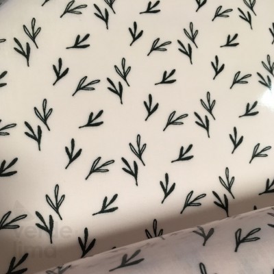 Cute leaves pink (plastificado)