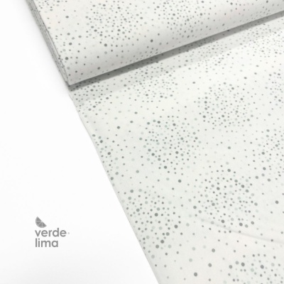 Tecido de Algodão Orgânico - Salpicos