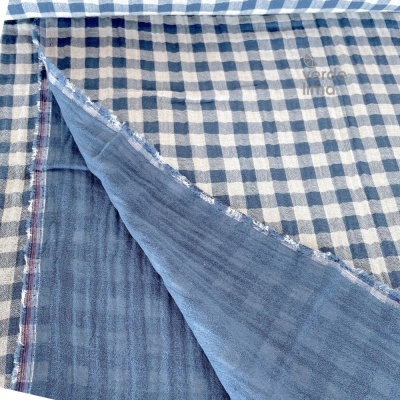 Musselina dupla face - Vichy