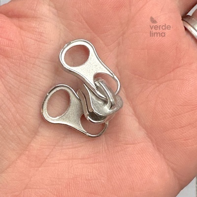 Cursores de fecho zipper malha 5 injectada - Duplo