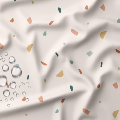 Tecido raincoat - Terrazzo