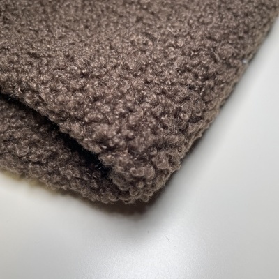 Retalho 50cm x 150cm- Pelúcia ursinho (teddy) - Castanho