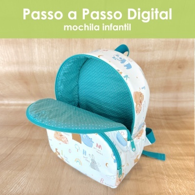 Passo a Passo digital - Mochila infantil