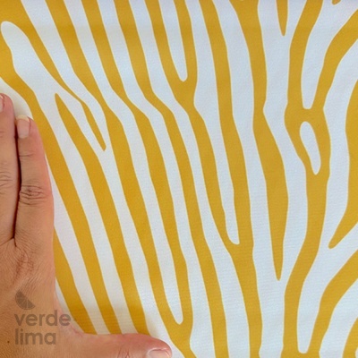 Minimate Impermeável - Padrão Zebra Mostarda