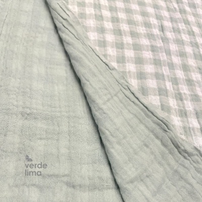 Musselina dupla face - Vichy