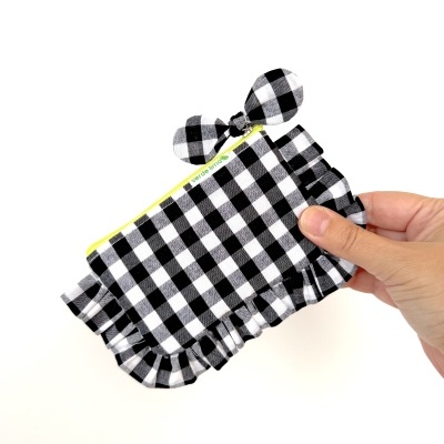 Porta moedas em vichy